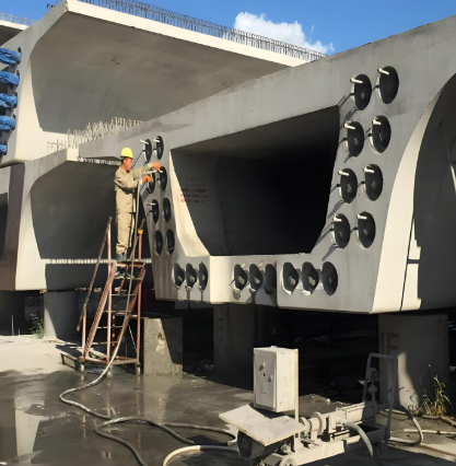 轮台压浆料施工流程及注意事项